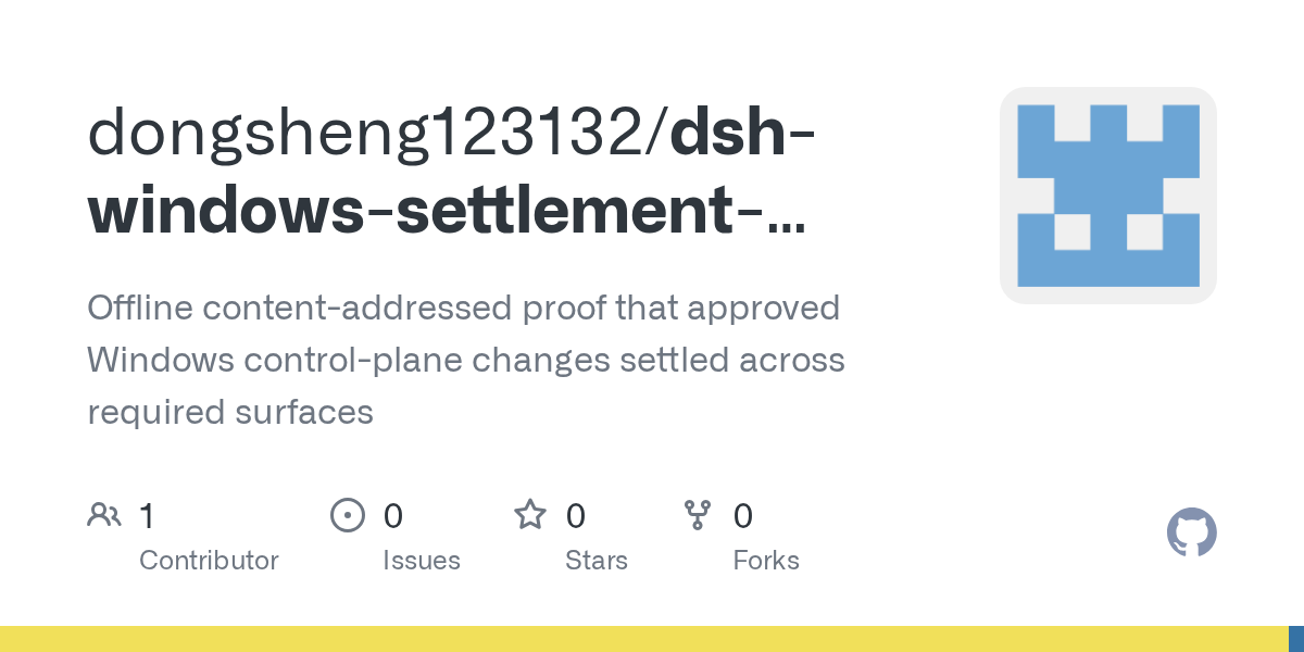 dongsheng123132/dsh-windows-settlement-proof Screenshot preview
