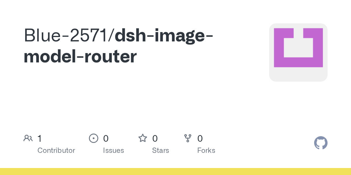Blue-2571/dsh-image-model-router Screenshot preview