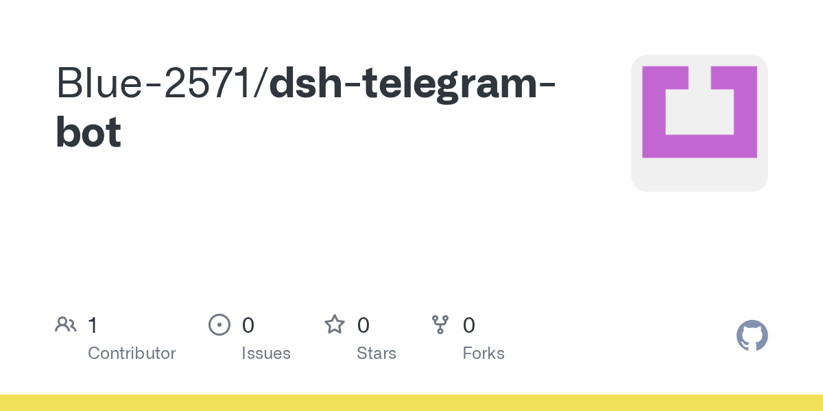 Blue-2571/dsh-telegram-bot Screenshot preview