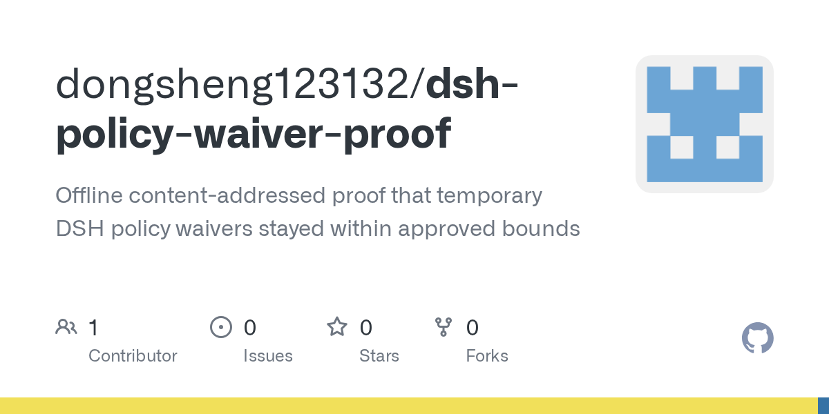 dongsheng123132/dsh-policy-waiver-proof Screenshot preview