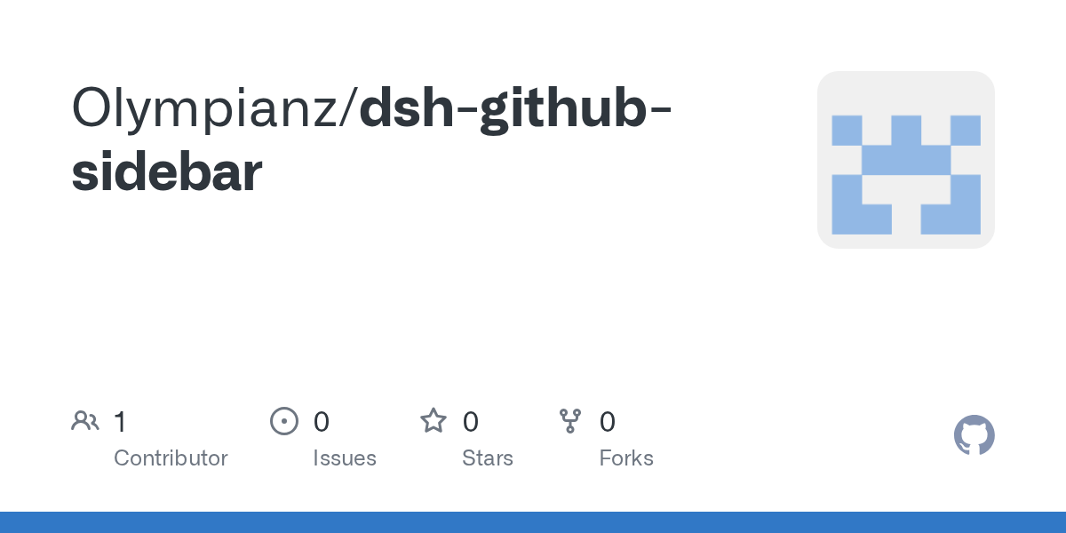 Olympianz/dsh-github-sidebar Screenshot preview