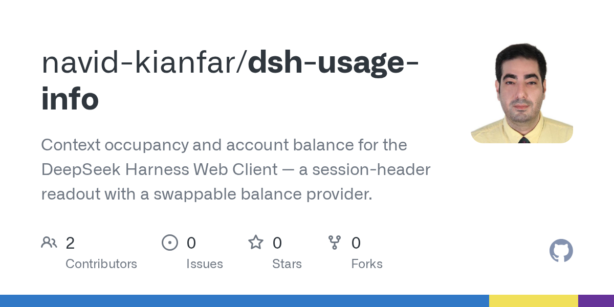 navid-kianfar/dsh-usage-info Screenshot preview