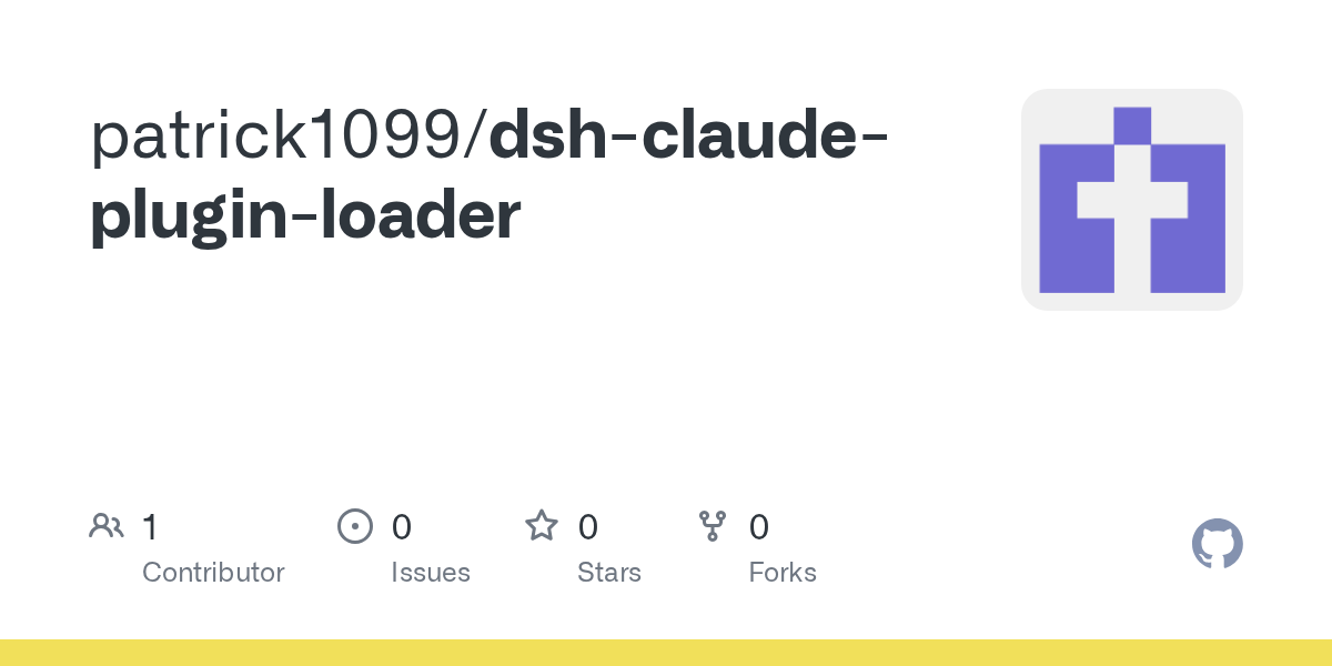 patrick1099/dsh-claude-plugin-loader Screenshot preview