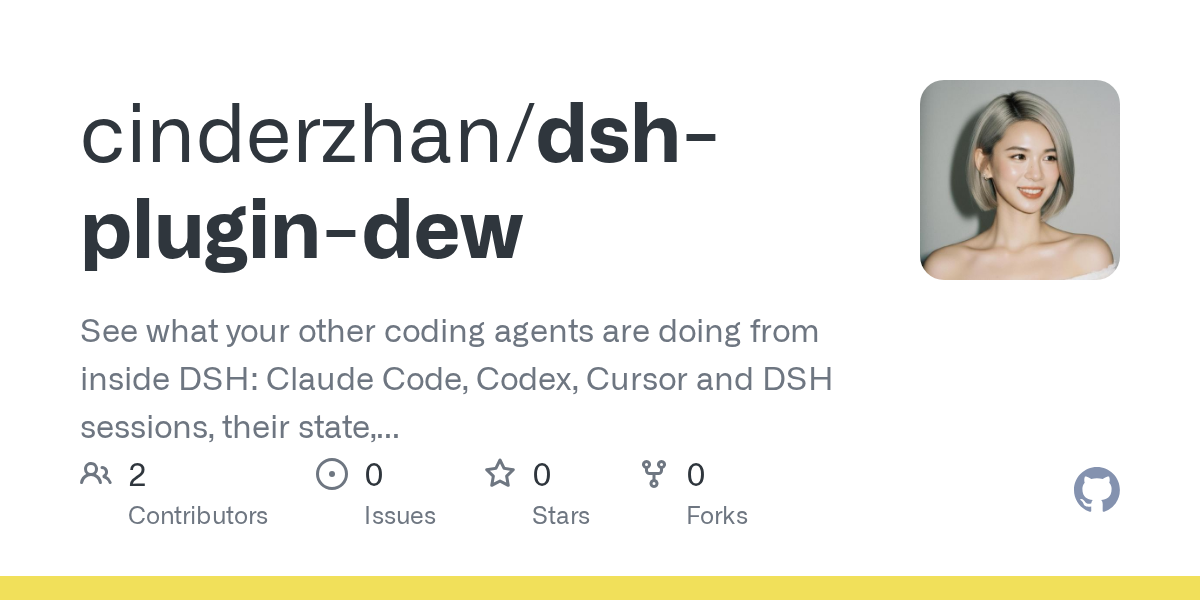 cinderzhan/dsh-plugin-dew Screenshot preview