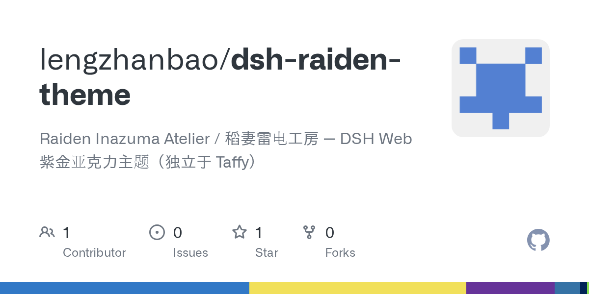 lengzhanbao/dsh-raiden-theme Screenshot preview