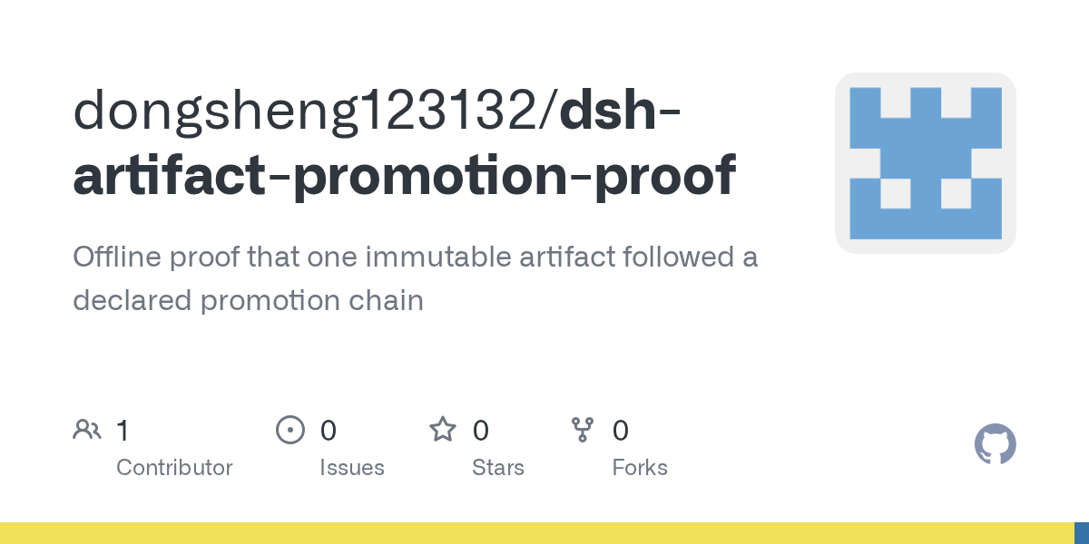 dongsheng123132/dsh-artifact-promotion-proof Screenshot preview