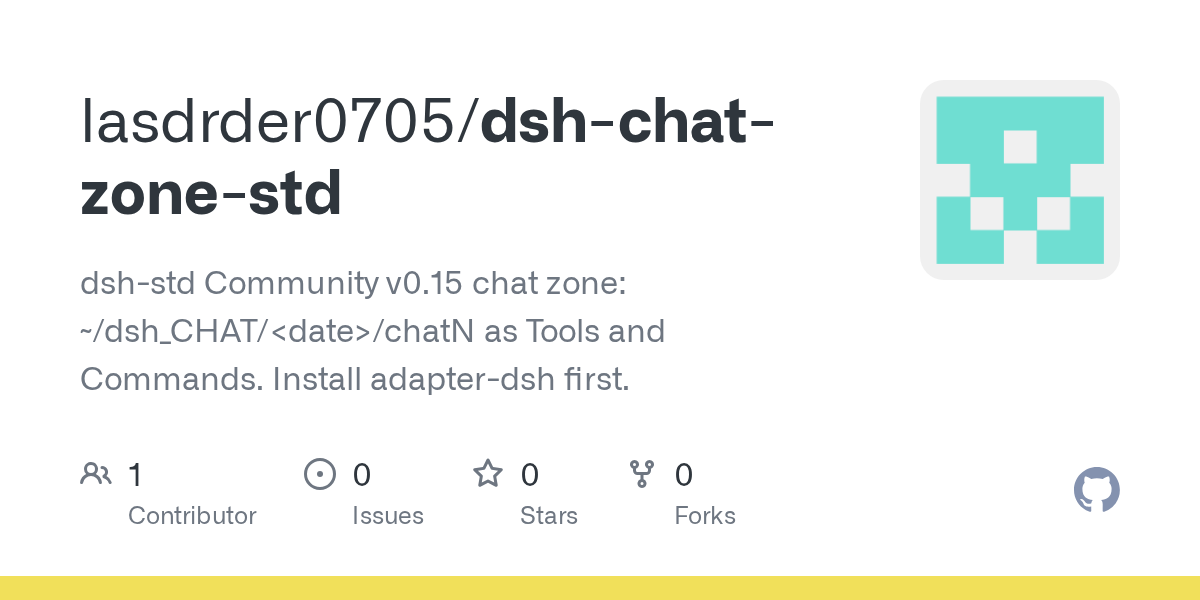 lasdrder0705/dsh-chat-zone-std Screenshot preview