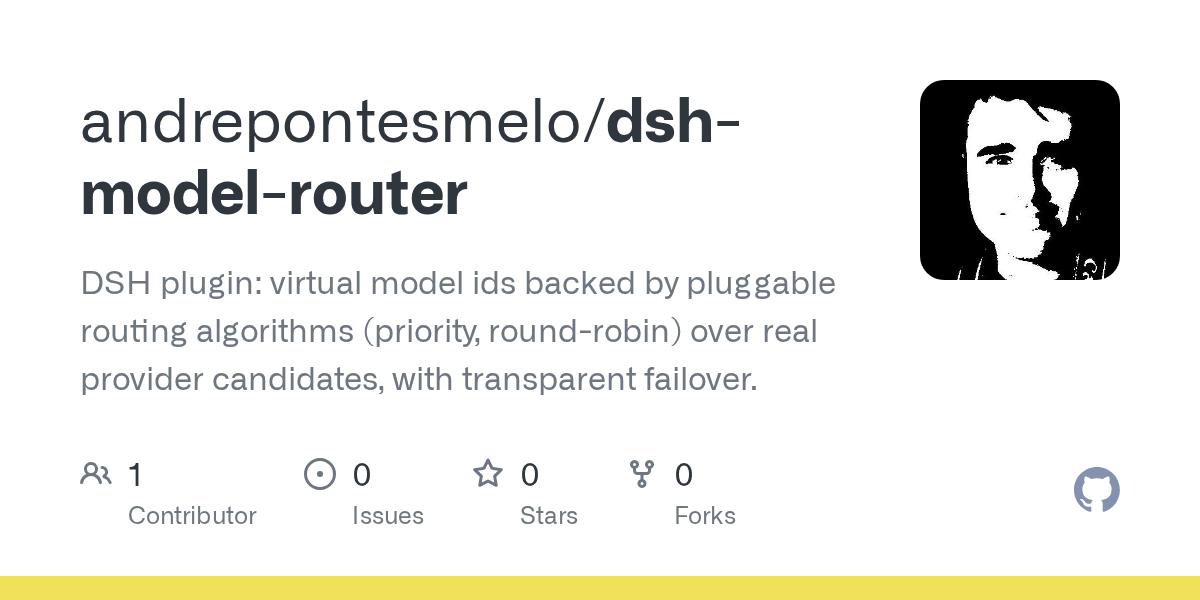 andrepontesmelo/dsh-model-router Screenshot preview