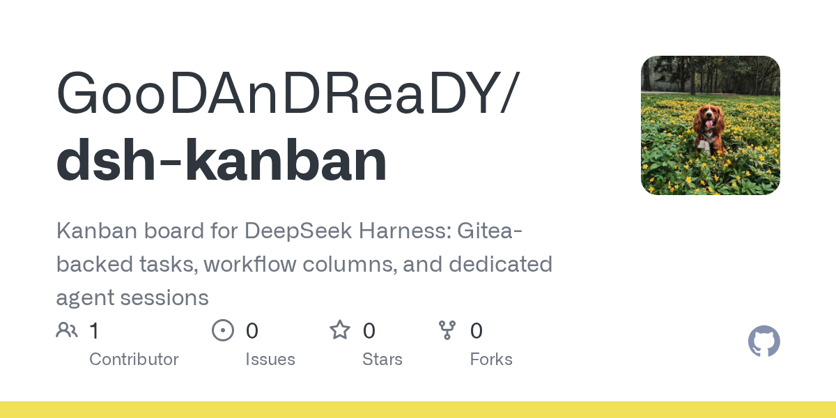 GooDAnDReaDY/dsh-kanban Screenshot preview