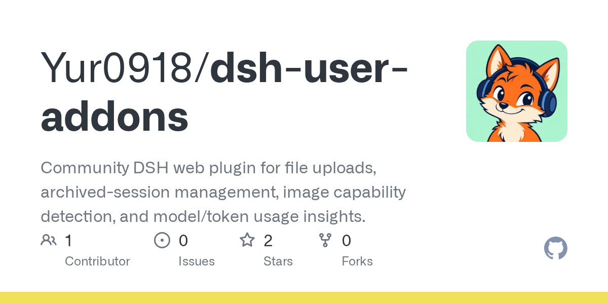 Yur0918/dsh-user-addons Screenshot preview