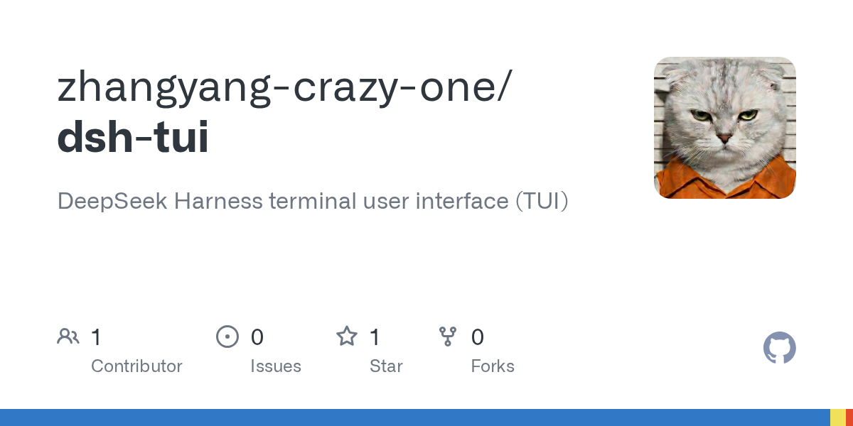zhangyang-crazy-one/dsh-tui Screenshot preview
