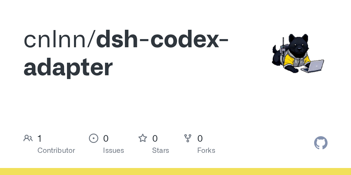 cnlnn/dsh-codex-adapter Screenshot preview