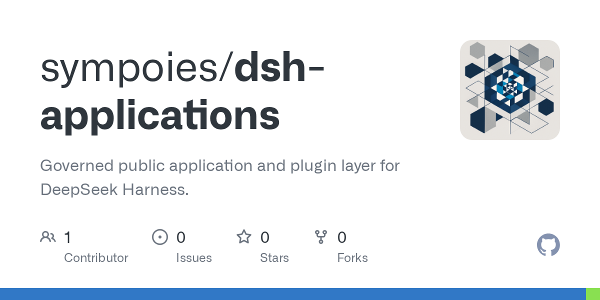 sympoies/dsh-applications Screenshot preview