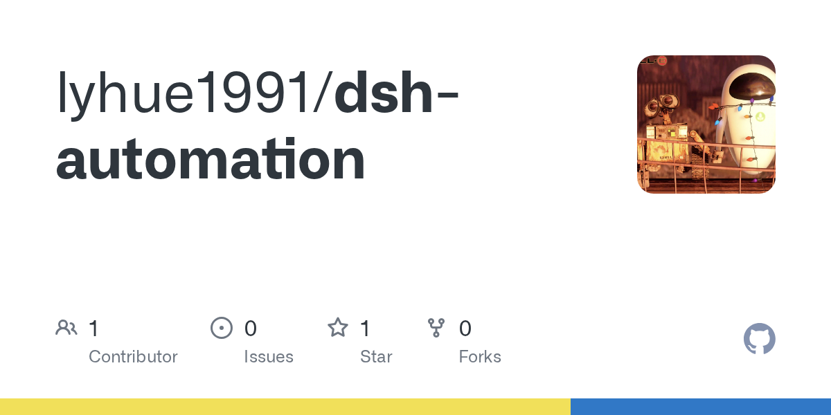 lyhue1991/dsh-automation Screenshot preview