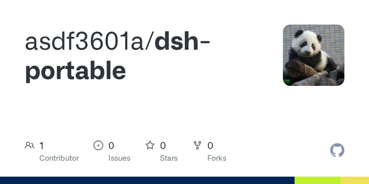 asdf3601a/dsh-portable Screenshot preview