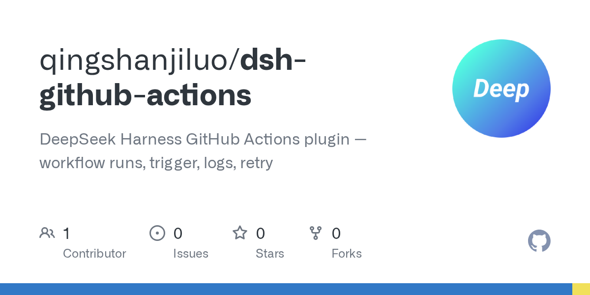 qingshanjiluo/dsh-github-actions Screenshot preview