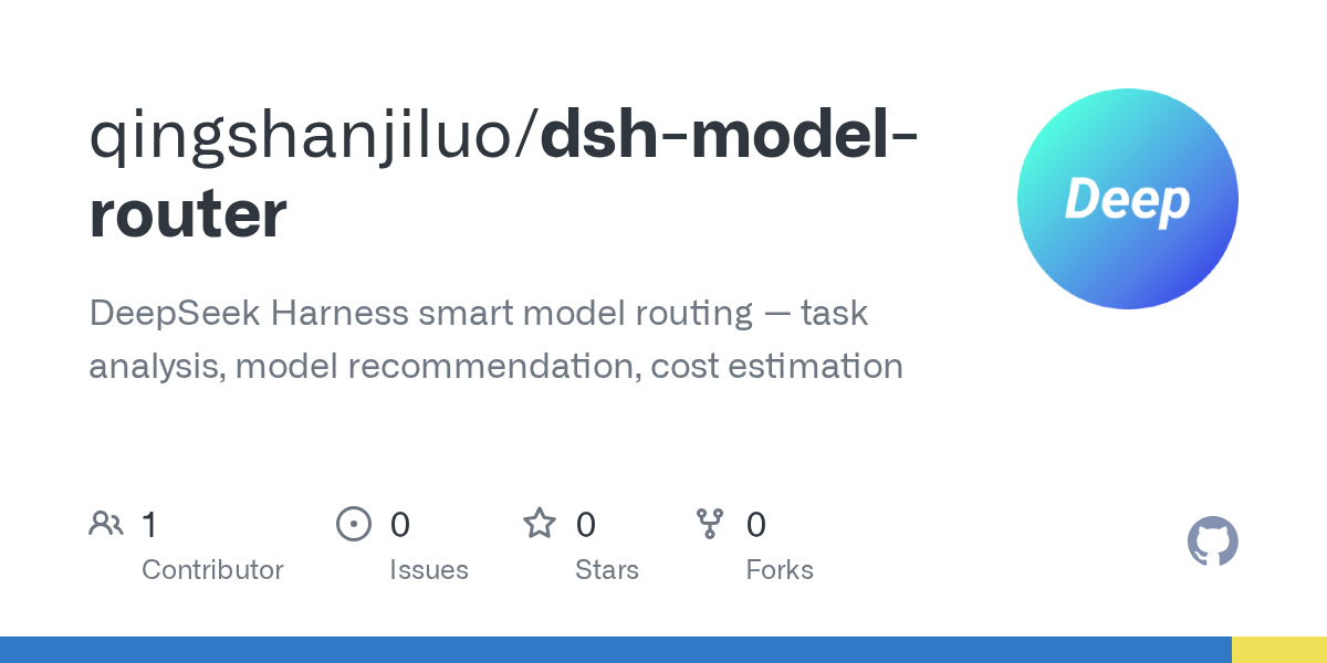 qingshanjiluo/dsh-model-router Screenshot preview