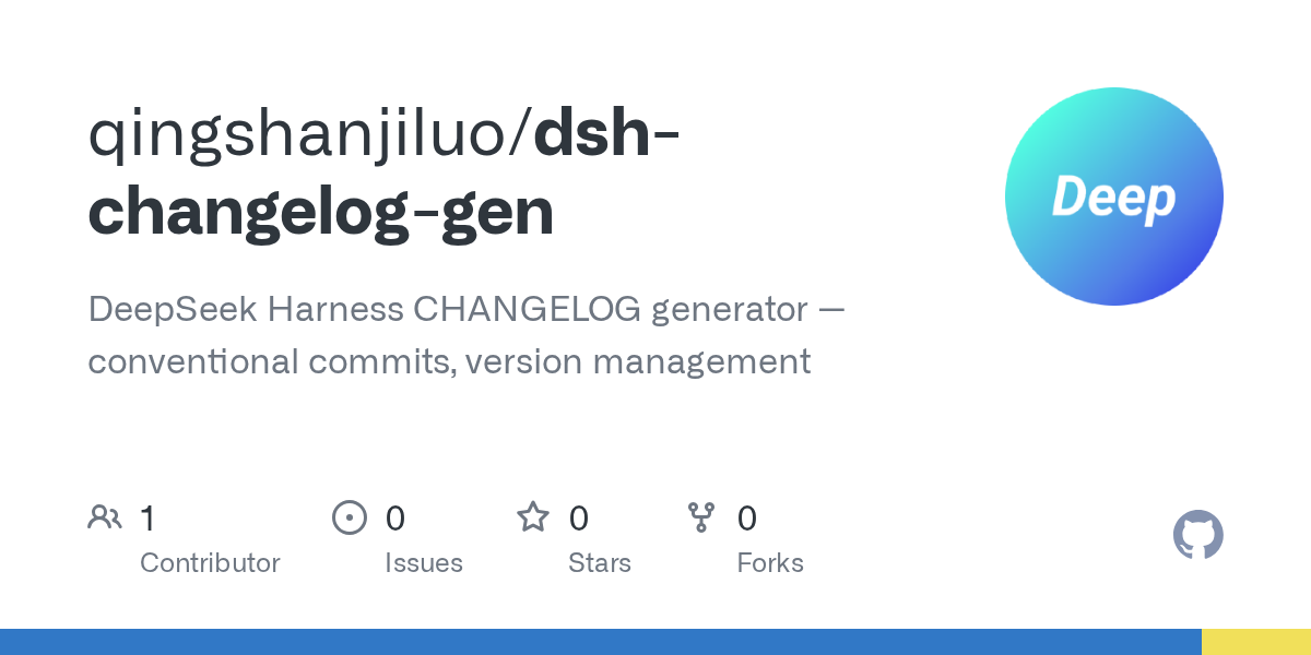 qingshanjiluo/dsh-changelog-gen Screenshot preview