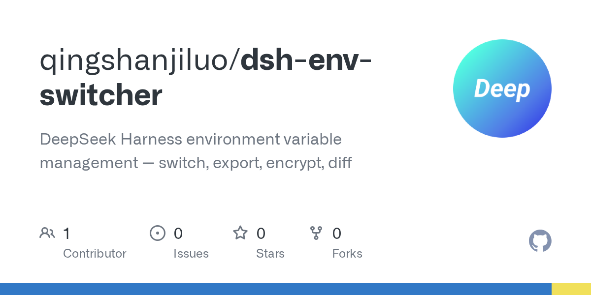 qingshanjiluo/dsh-env-switcher Screenshot preview