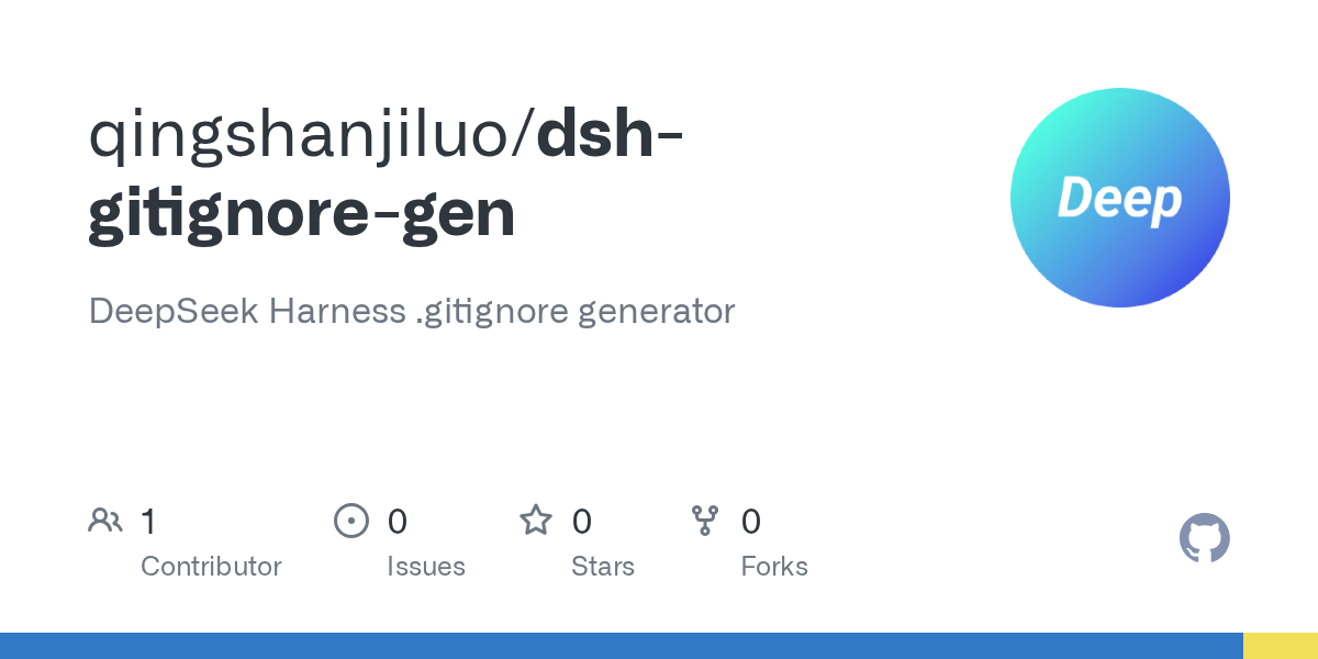 qingshanjiluo/dsh-gitignore-gen Screenshot preview