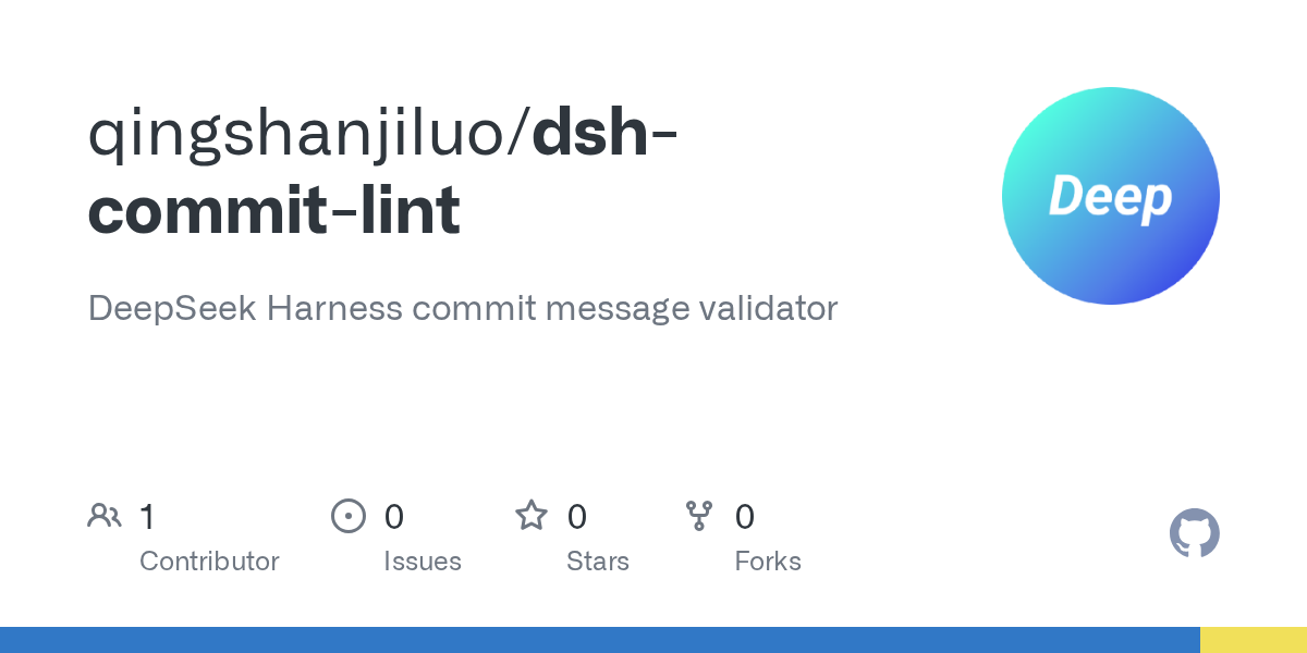 qingshanjiluo/dsh-commit-lint Screenshot preview