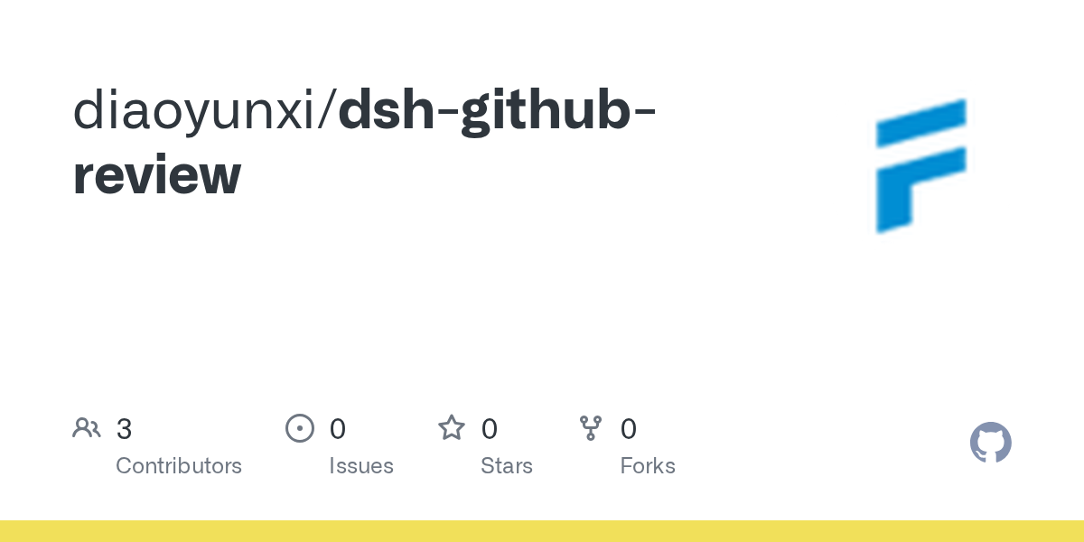 diaoyunxi/dsh-github-review Screenshot preview