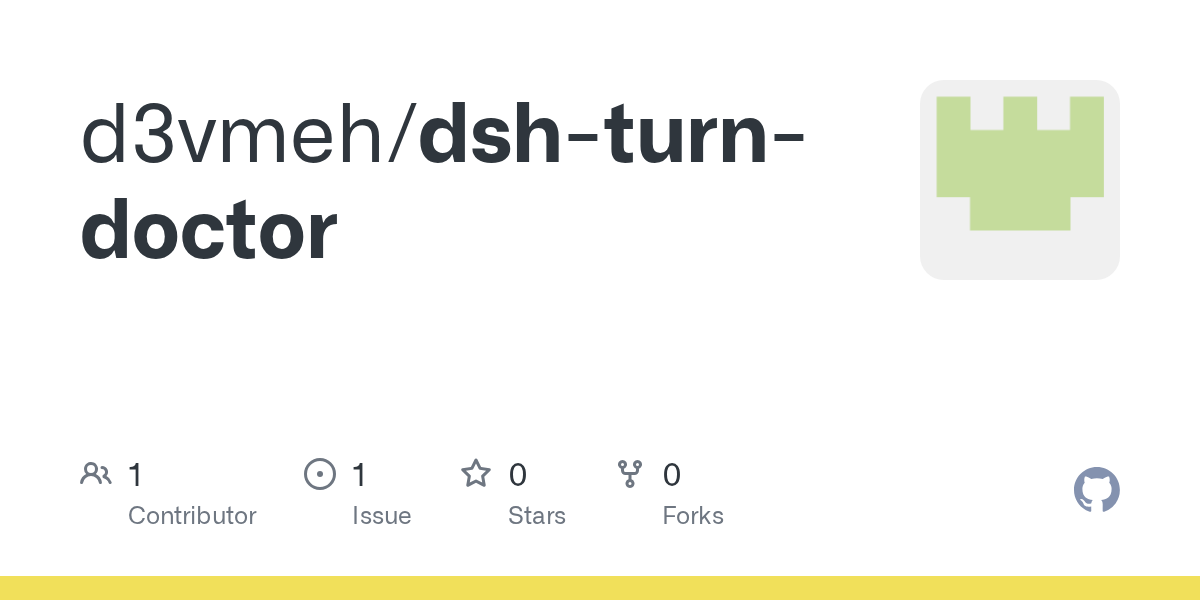 d3vmeh/dsh-turn-doctor Screenshot preview