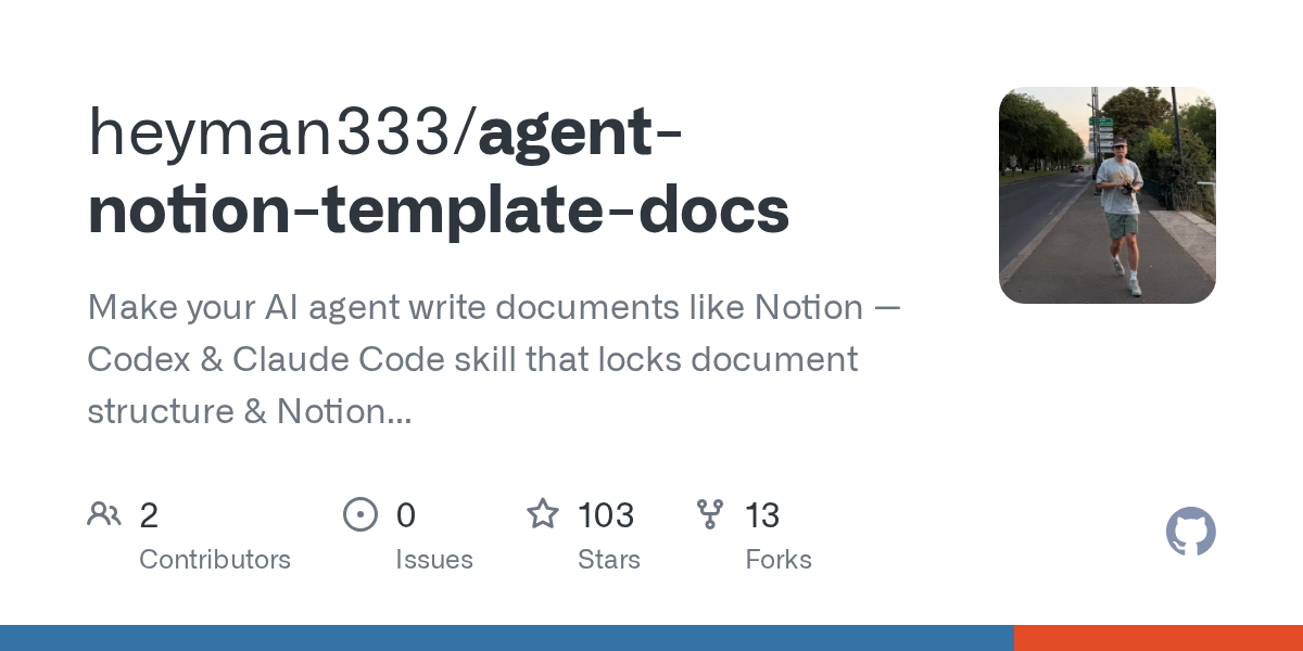 heyman333/agent-notion-template-docs Screenshot preview