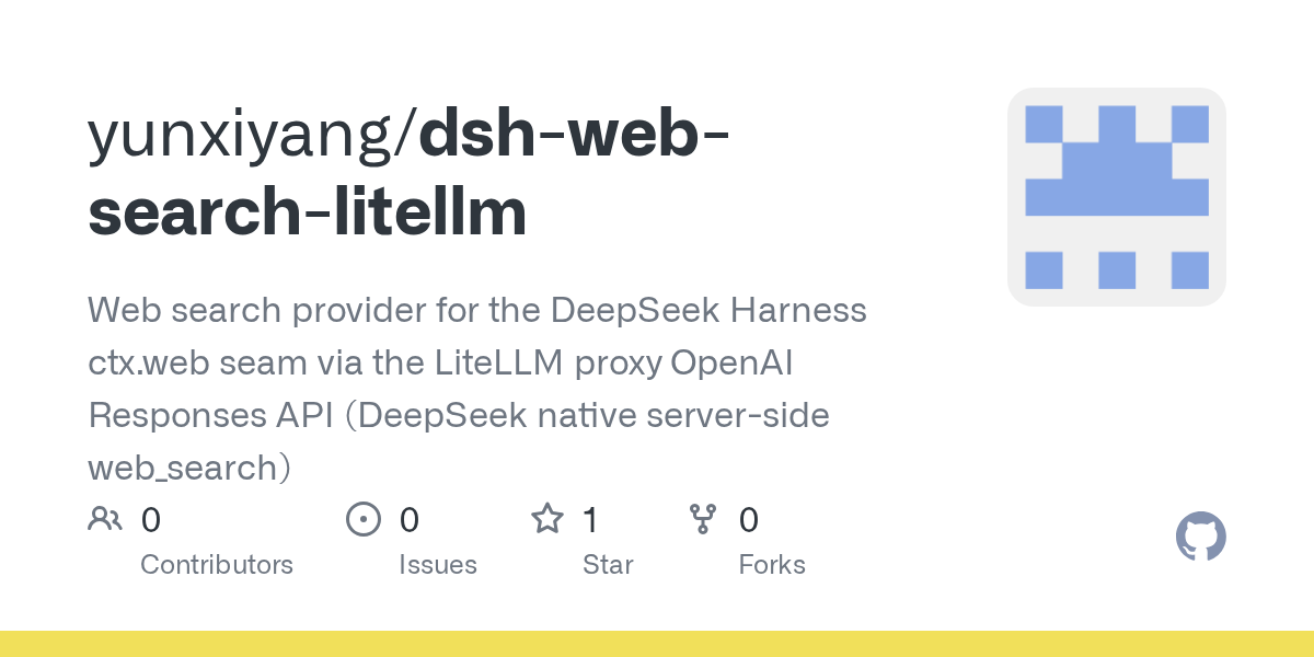 yunxiyang/dsh-web-search-litellm Screenshot preview