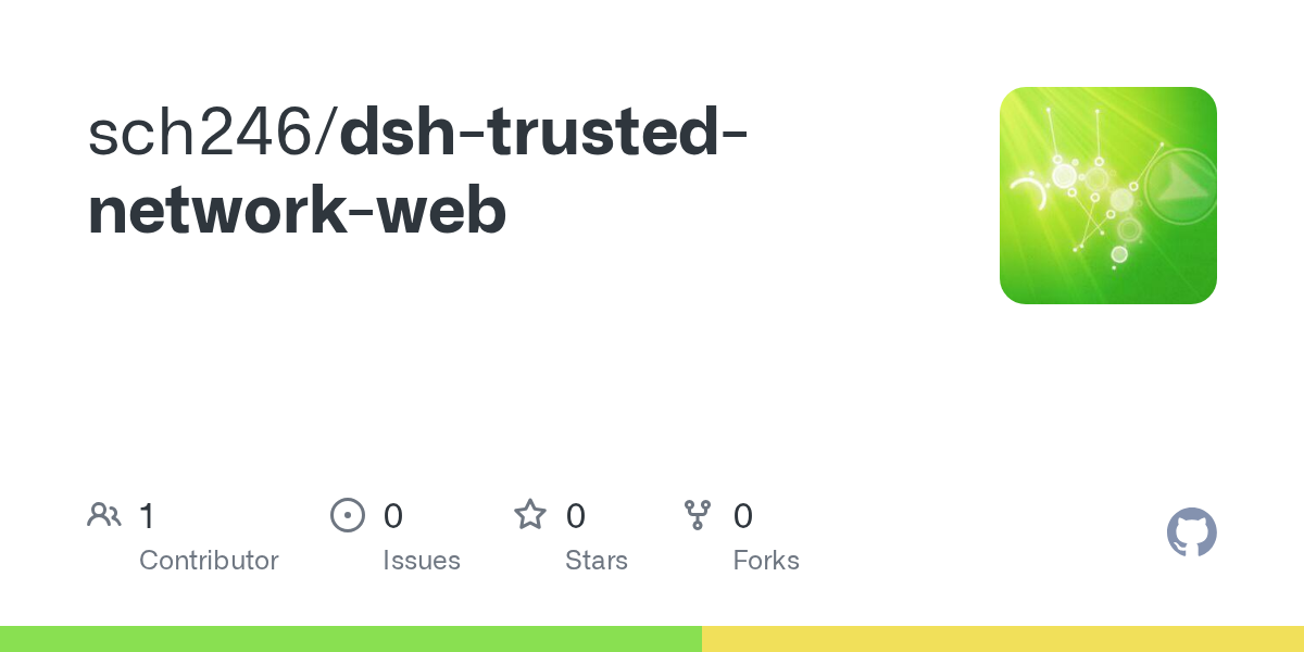 sch246/dsh-trusted-network-web Screenshot preview