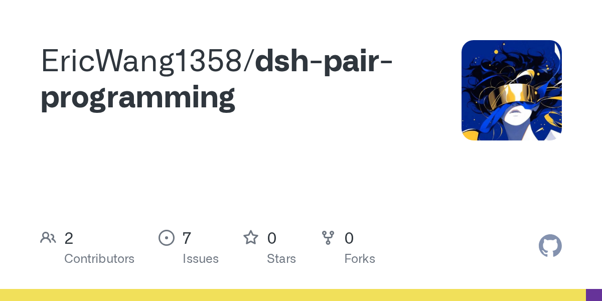 EricWang1358/dsh-pair-programming Screenshot preview