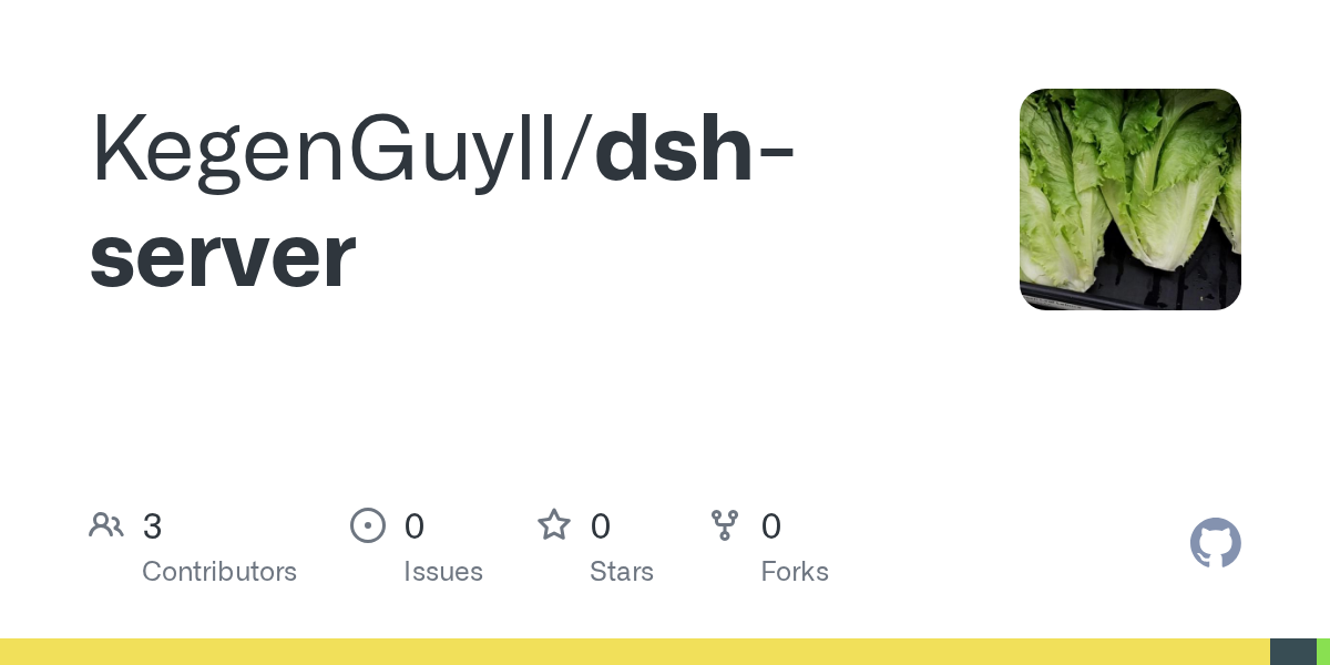 KegenGuyll/dsh-server Screenshot preview