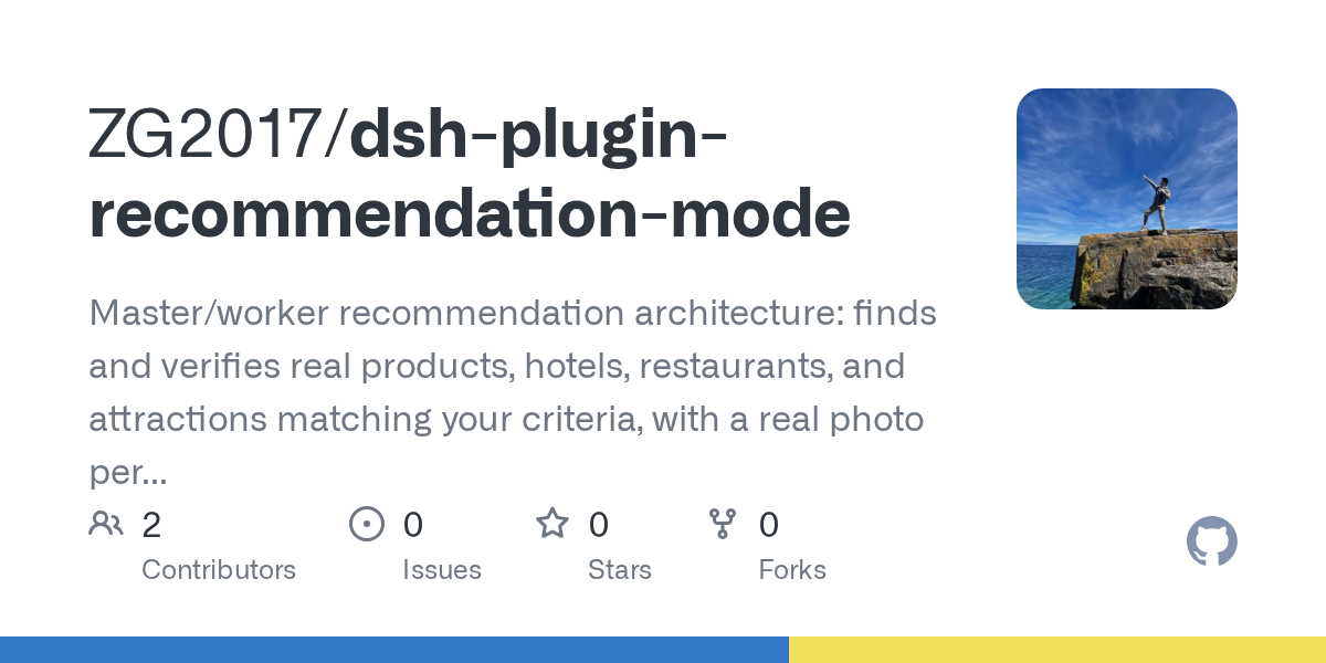 ZG2017/dsh-plugin-recommendation-mode Screenshot preview