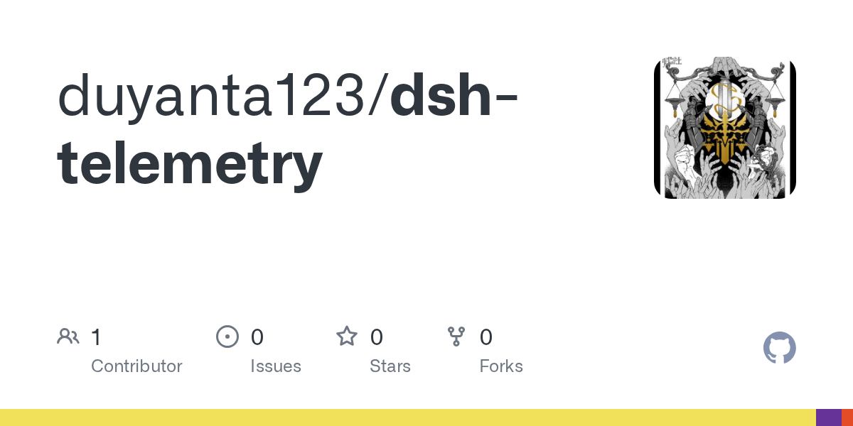 duyanta123/dsh-telemetry Screenshot preview