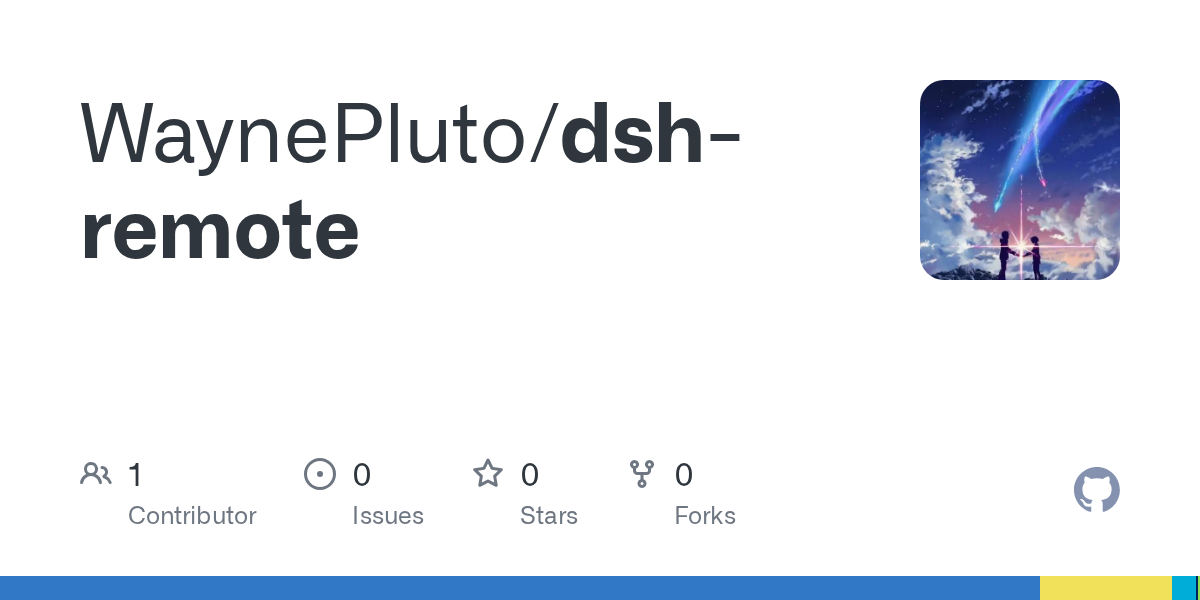 WaynePluto/dsh-remote Screenshot preview