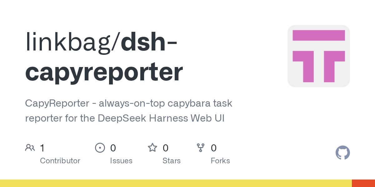 linkbag/dsh-capyreporter Screenshot preview