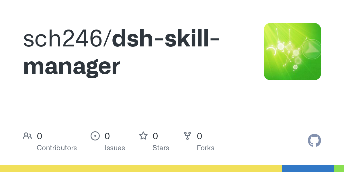 sch246/dsh-skill-manager Screenshot preview