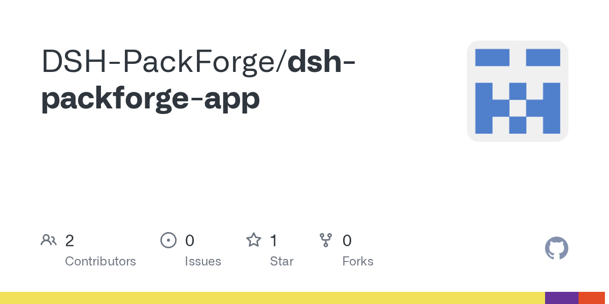 DSH-PackForge/dsh-packforge-app Screenshot preview