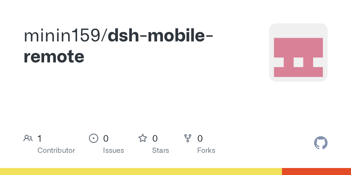 minin159/dsh-mobile-remote Screenshot preview