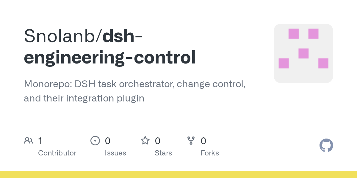 Snolanb/dsh-engineering-control Screenshot preview