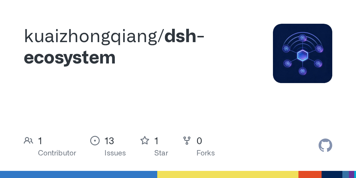 kuaizhongqiang/dsh-ecosystem Screenshot preview