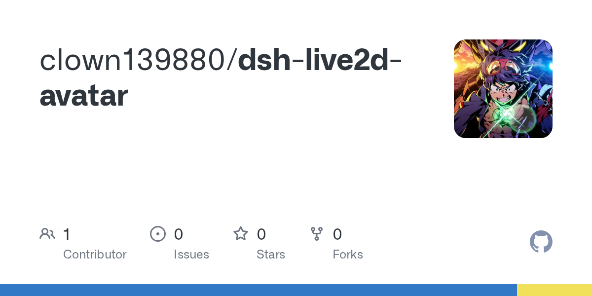 clown139880/dsh-live2d-avatar Screenshot preview