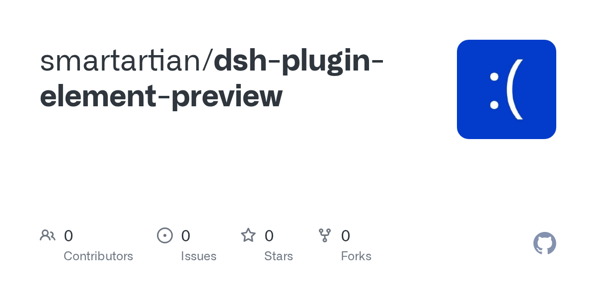 smartartian/dsh-plugin-element-preview Screenshot preview