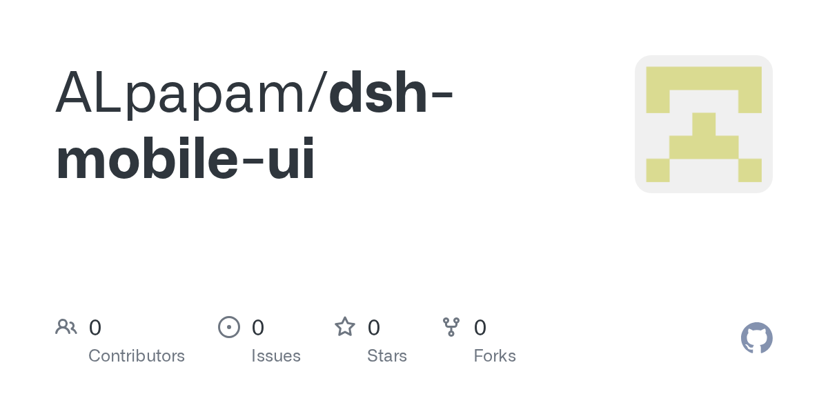 ALpapam/dsh-mobile-ui Screenshot preview