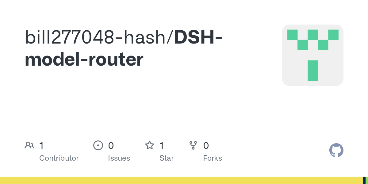 bill277048-hash/DSH-model-router Screenshot preview
