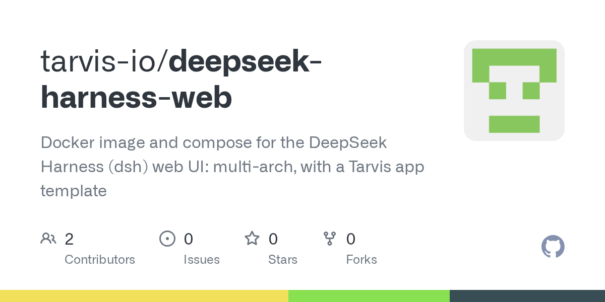 tarvis-io/deepseek-harness-web Screenshot preview