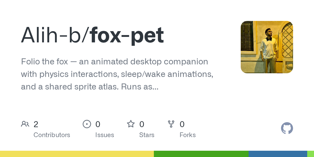 Alih-b/fox-pet Screenshot preview