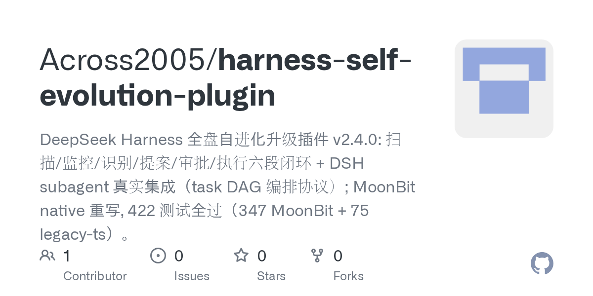 Across2005/harness-self-evolution-plugin Screenshot preview