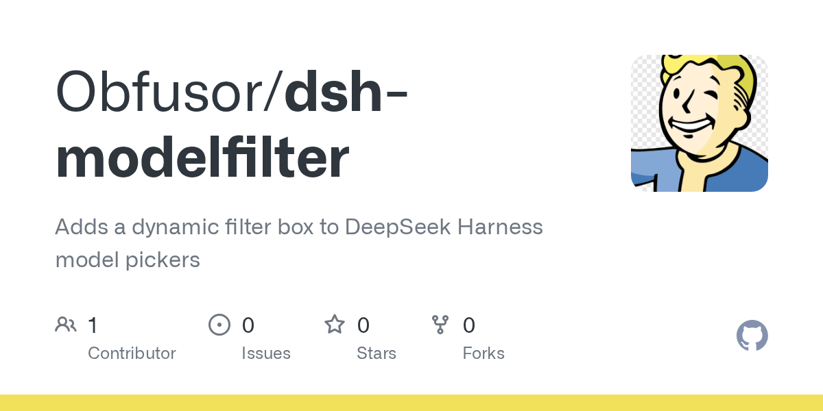 Obfusor/dsh-modelfilter Screenshot preview