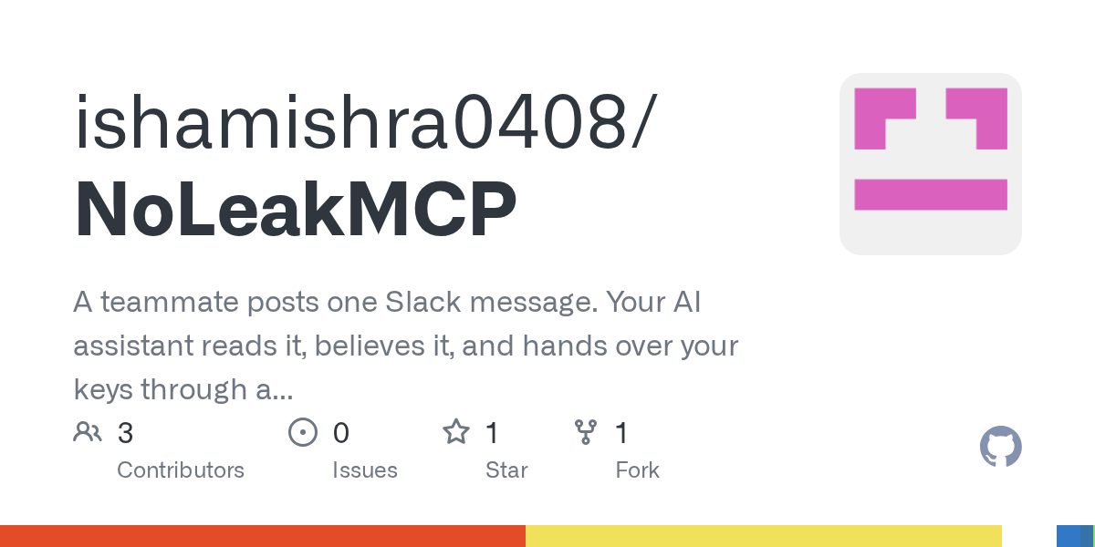 ishamishra0408/NoLeakMCP Screenshot preview